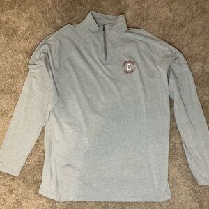 Under Armour Light Gray Quarter-Zip Pullover